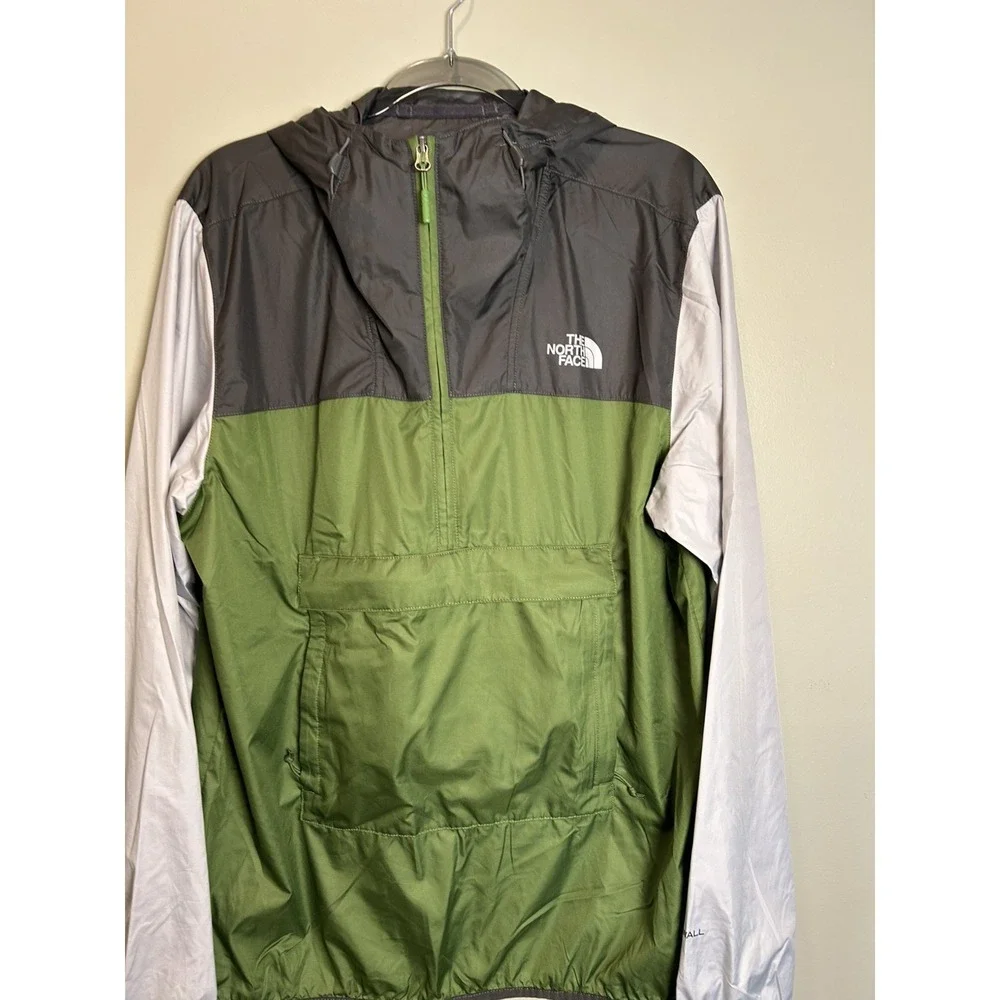 THE NORTH FACE Windwall Jacket Men L Color block Packable Half Zip Hike Trail